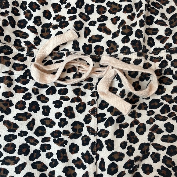 Altard State ! Leopard overalls with elastic waist and adjustable straps - Picture 2 of 8